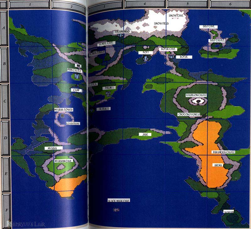 final fantasy 2 map. All Sounds of Final Fantasy I